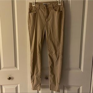 Old Navy Rockstar Super Skinny High Rise Khaki